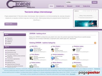 Katalog stron www - Zordin