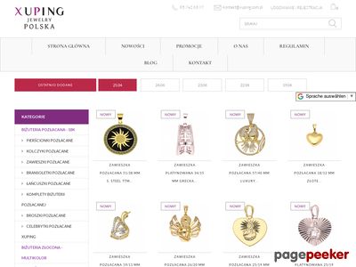 Hurtownia biżuterii sztucznej Xuping.com.pl