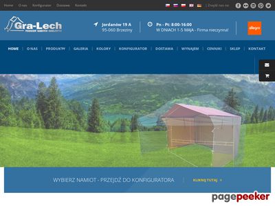 Gra-Lech producent namiotów
