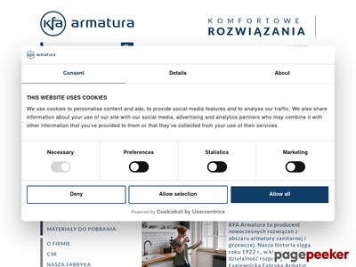 Grupa Armatura – ceramika i armatura sanitarna