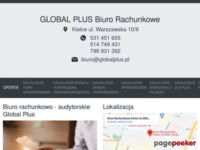 Biuro rachunkowe Kielce http://www.globalplus.pl/