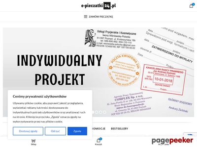 Sklep internetowy z pieczątkami online - e-pieczatki24.pl