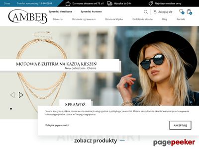 Amber – sztuczna biżuteria