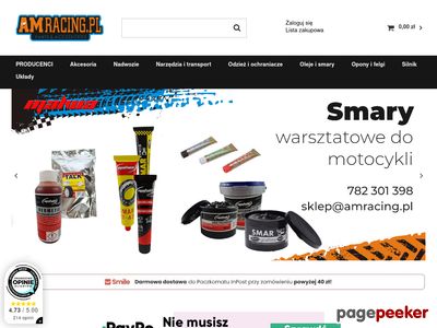 Akcesoria motocyklowe amracing.pl - części, sklep