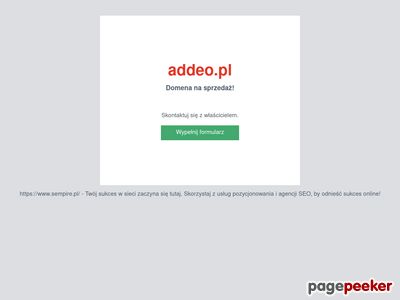 Addeo.pl - spis stron internetowych