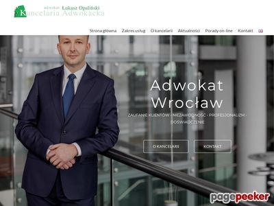 Adwokat Łukasz Opaliński