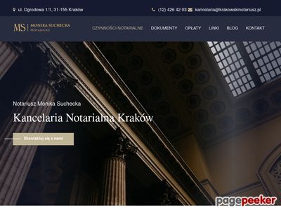 Tani notariusz Kraków