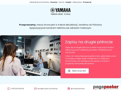 Yamaha - lekcje muzyki w Rzeszowie