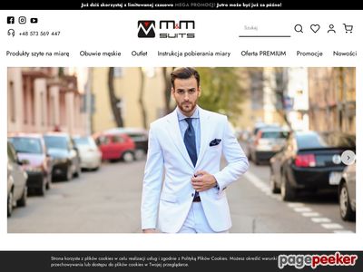 M&M Suits - Modny Garnitur, Marynarki Sportowe