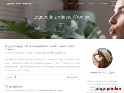 Logopeda wrocław - Anita Szczęsna neurologopeda kliniczny