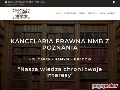 O Kancelarii Prawnej w Poznaniu