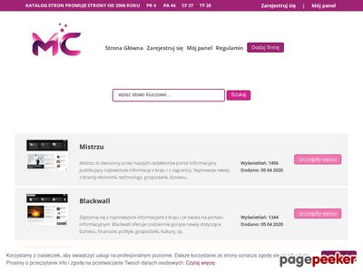 MCkatalog - baza firm oraz katalog stron internetowych