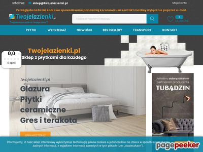 Twojelazienki.pl - sklep z asortymentem płytek