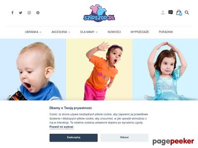 SzipSzop.pl - ubranka dziecięce, ubranka dla niemowląt