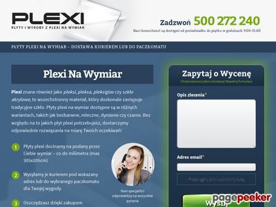 Plexinawymiar.pl - Logo Na Płytach Plexi