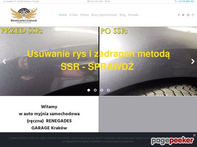 Renegades Garage - myjnia samochodowa, detailing Kraków