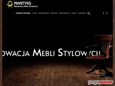 Renowacja Mebli Stylowych Warszawa - MANTYKS.PL
