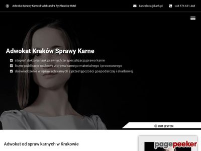 Adwokat Prawo Karne - Kancelaria Kraków