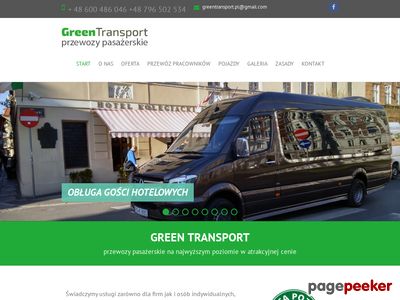 Green Transport Przewóz osób Poznań