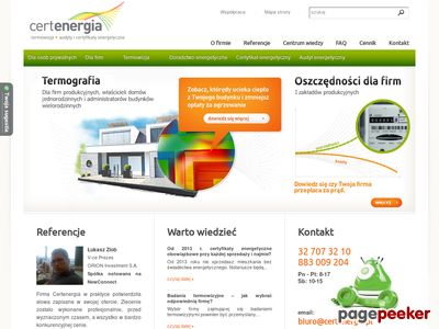 Certyfikaty energetyczne - Certenergia.pl