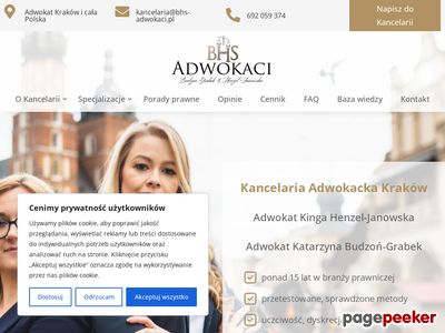Kancelaria Adwokacka BHS Adwokaci - rozwód w Krakowie
