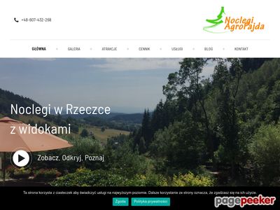 Agroturystyka Pajda oferuje kwatery w Sudetach.